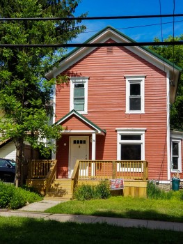 74 Elm Street Peter Clark Student Rentals - Red with white trim